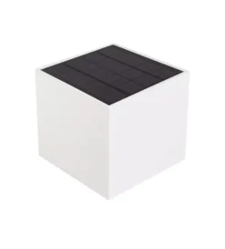 Illuminazione Per Esterno- Applique led solare da esterno vtac bianco 4000k