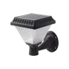 New Applique led solare vtac nero a piramide con telecomando 3in1 Illuminazione Per Esterno