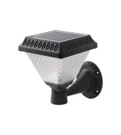 New Applique led solare vtac nero a piramide con telecomando 3in1 Illuminazione Per Esterno