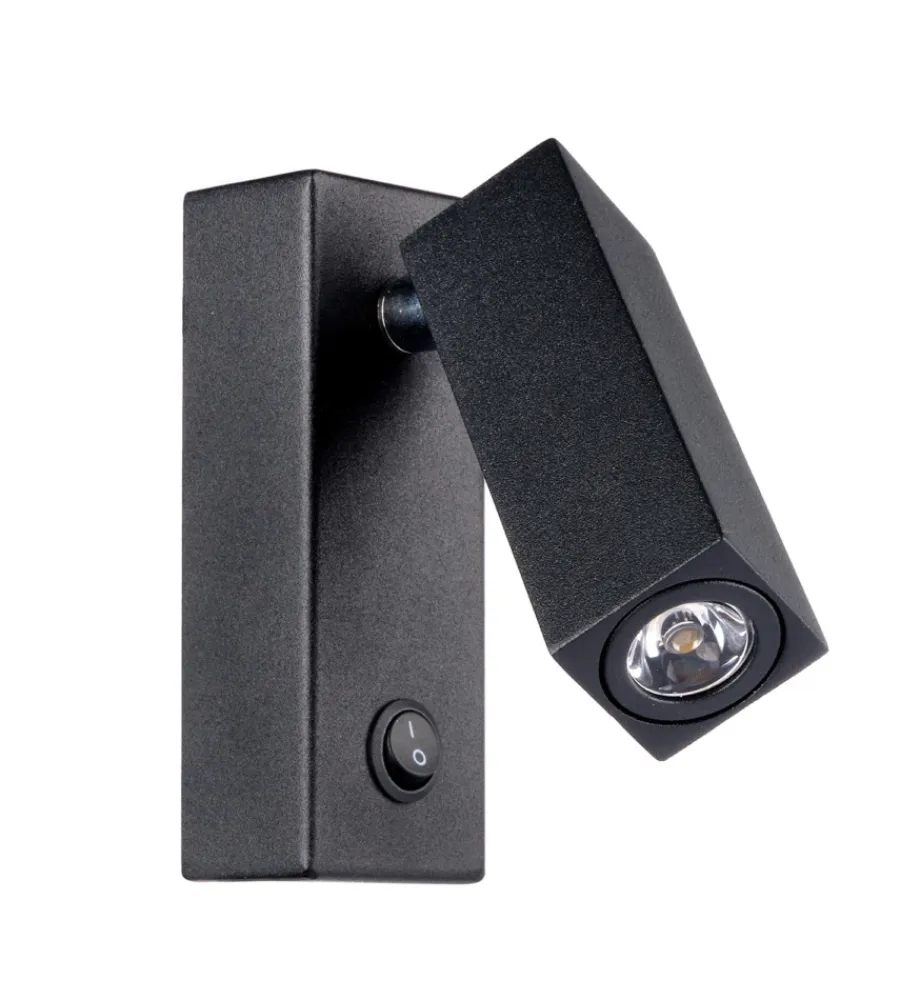 Online Applique led "spy" in metallo nero, 4000k Illuminazione Per Interno