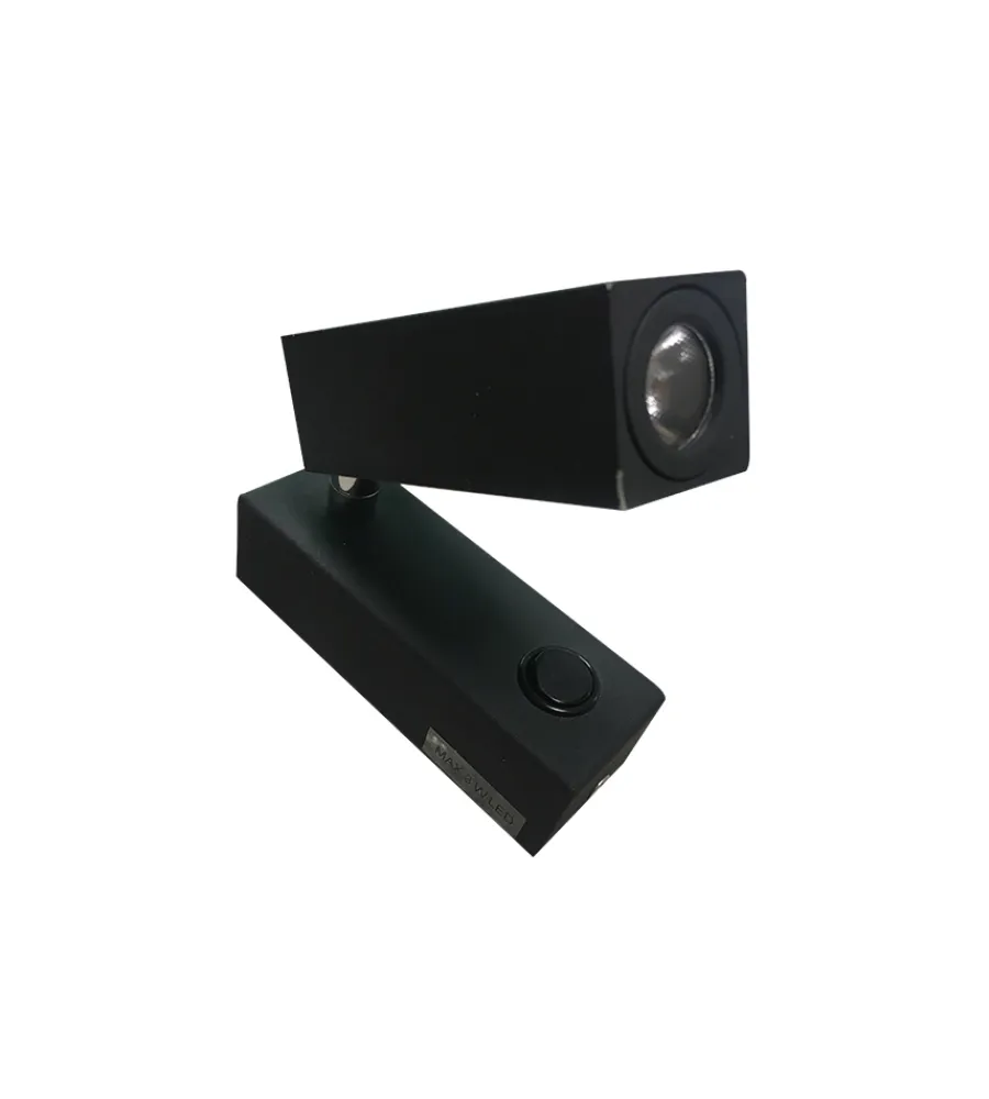 Online Applique led "spy" in metallo nero, 4000k Illuminazione Per Interno