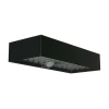 Best Applique nera 6w con pannello solare e sensore movimento, 9,7x23x4,27 cm Illuminazione Per Esterno