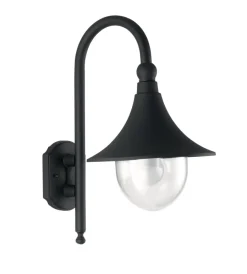 Illuminazione Per Esterno|Applique "pavia" nera 26x48x34 cm, 1xe27