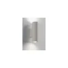 Best Applique "portland" in cemento bianco, 11x25x8 cm Illuminazione Per Esterno