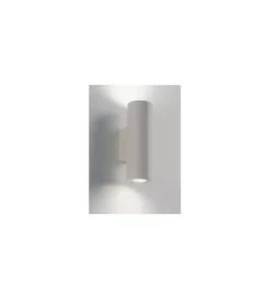 Best Applique "portland" in cemento bianco, 11x25x8 cm Illuminazione Per Esterno