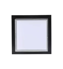 Illuminazione Per Esterno|Applique quadrata da 12w scoperta led da esterno vtac nero 3000k