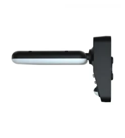 Illuminazione Per Esterno|Applique solare nera rettangolare, 23,6x29,4 cm