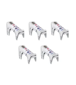 Ordine E Sistemazione- Appoggiascarpe "lift" set 10 pezzi colore ghiaccio regolabile da 15 a 19,5 cm