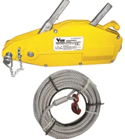 Sale Argano manuale e fune vigor 20 m 1600 kg Paranchi E Vericelli