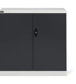 Best Armadietto con ante a battente fami "perfom" in lamiera grigio e antracite 102,3x55,5x100 cm Officina E Garage