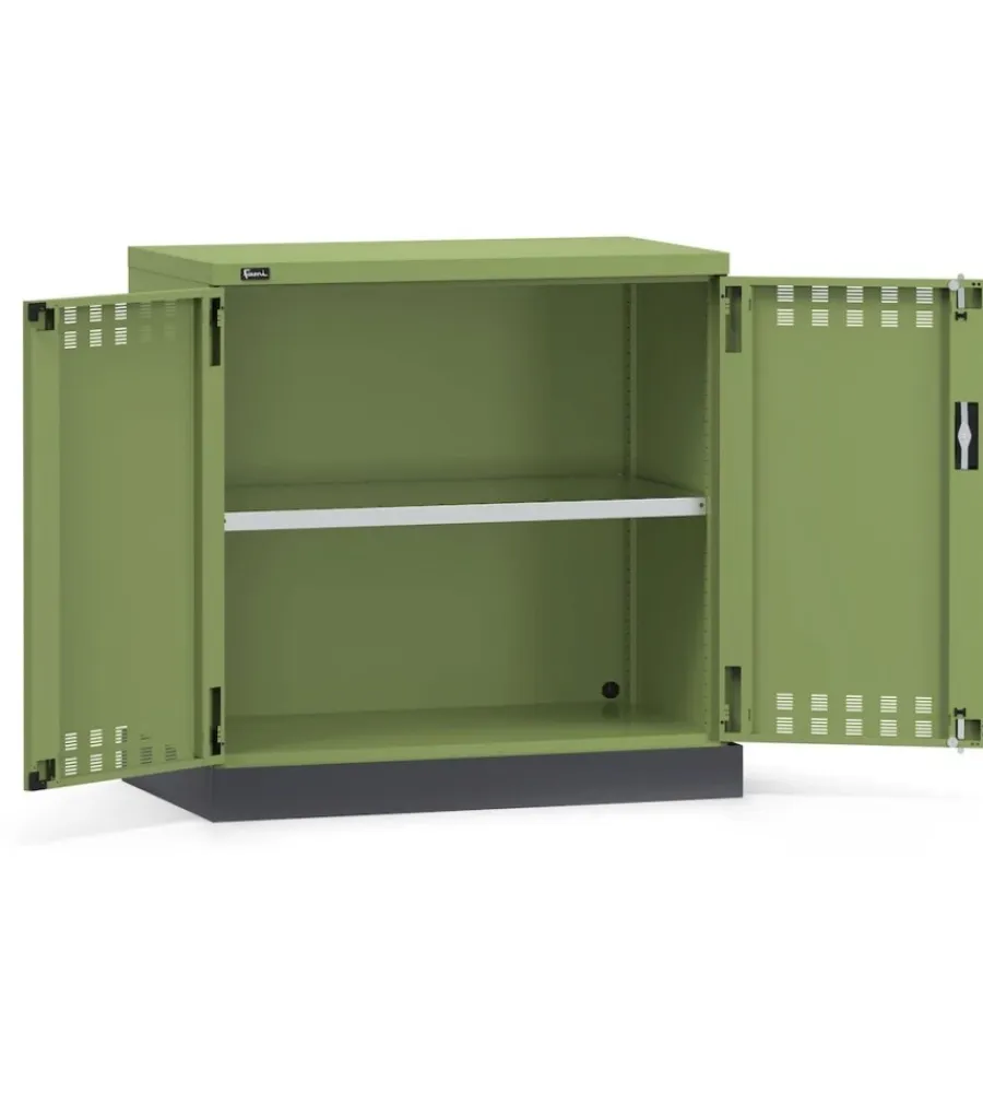 Outlet Armadietto per fitofarmaci fami "perfom" in lamiera verde 104,8x60x102,7 cm Officina E Garage