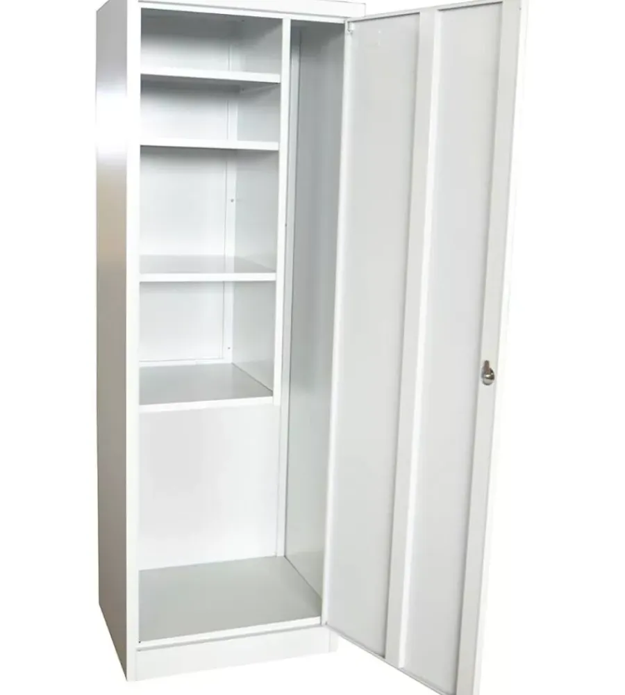 Officina E Garage- Armadietto portascope essenza in metallo 4 ripiani 49x61,5x180 cm