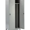 Officina E Garage- Armadietto spogliatoio sporco pulito essenza in metallo 2 posti 68,5x50x180 cm