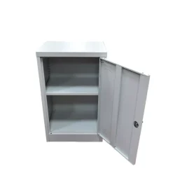Officina E Garage- Armadietto tuttopiani anta singola essenza in metallo 1 mensola 40x50x80 cm