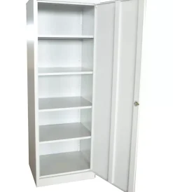 Best Armadietto tuttopiani essenza in metallo 4 mensole 61,5x49x180 cm Officina E Garage