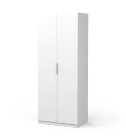 Armadi- Armadio 2 ante battenti bianco 79,4x51,1x203 cm