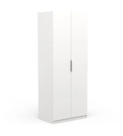 Armadi- Armadio 2 ante battenti bianco 79,4x51,1x203 cm