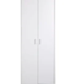 Sale Armadio 2 ante bianco fiammato, 183x70x41 cm Armadi