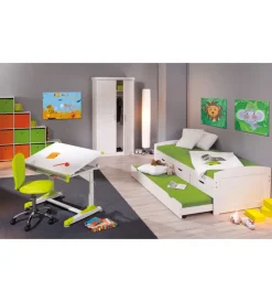 Armadi|Armadio 2 ante in pino massello bianco, 95x55x190 cm