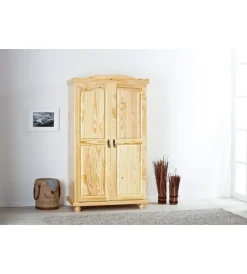 Online Armadio 2 ante in pino massello, 104x56x180h cm Armadi