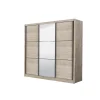 Outlet Armadio 3 ante scorrevoli "madrid" con specchio 242x60x215 cm Armadi
