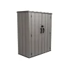 Lifetime Contenitori Da Esterno|Armadio da esterno in resina grigio 143x78,6x174,5 cm