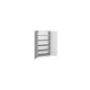Online Armadio in metallo fami "perfom" con 4 ripiani grigio chiaro 102,3x55,5x200 cm Officina E Garage