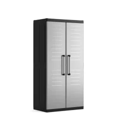 Keter Riponimento In Resina|Armadio in resina alto "detroit xl" grigio, 89x54x182 cm