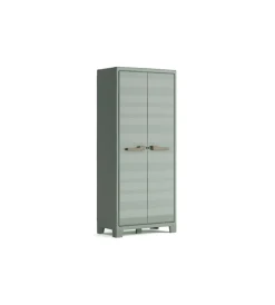 Riponimento In Resina-Keter Armadio in resina alto multispace "planet" grigio 80x44x182 cm