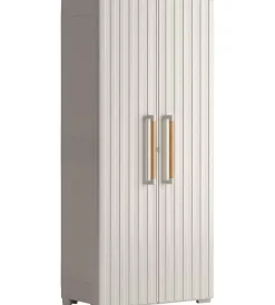 Riponimento In Resina-Keter Armadio in resina multispace "groove" beige 80x45x180 cm