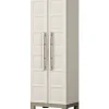 Online Armadio "excellence" 2 ante in resina beige, 65x45x182 cm Riponimento In Resina