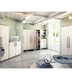 Online Armadio "excellence" 2 ante in resina beige, 65x45x182 cm Riponimento In Resina