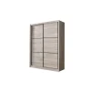 BellaHome Armadi|Armadio "madrid" 2 ante scorrevoli  quercia, 166x60x215 cm