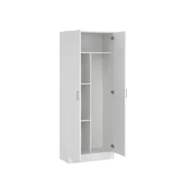 Armadi|Armadio multifunzione 2 ante bianco 70x36x180,9 cm