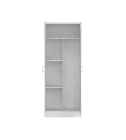 Armadi|Armadio multifunzione 2 ante bianco 70x36x180,9 cm