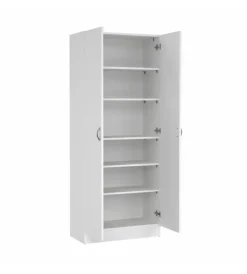 Armadi|Armadio multifunzione bianco 69,2x34,6x170,4 cm