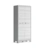 Riponimento In Resina-Keter Armadio multispace "maximo" in resina grigio chiaro 80x44x182 cm