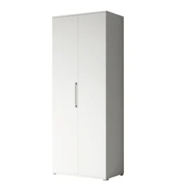 Hot Armadio multiuso 2 ante bianco 80x52x207 cm Armadi