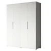 Hot Armadio multiuso 4 ante bianco 160x52x207 cm Armadi