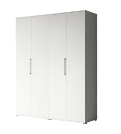 Hot Armadio multiuso 4 ante bianco 160x52x207 cm Armadi