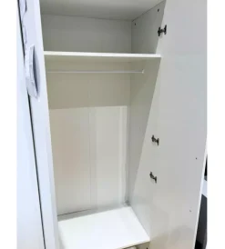 Hot Armadio multiuso 4 ante bianco 160x52x207 cm Armadi