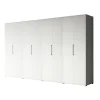 Armadi|Armadio multiuso 8 ante bianco 320x52x207 cm
