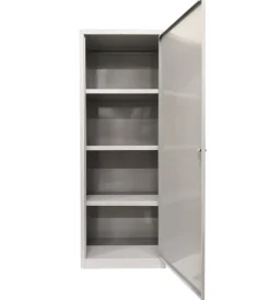 Outlet Armadio multiuso in metallo con 3 piani, 60x40x167 cm Officina E Garage