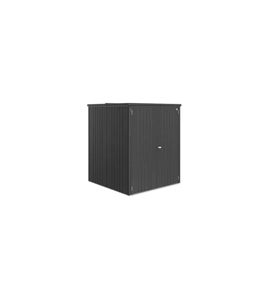 Outlet Armadio per attrezzi "150 large" in acciaio zincato grigio scuro metallizzato - 31910 Contenitori Da Esterno