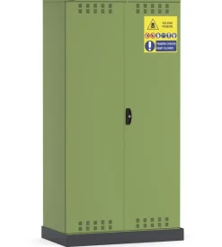 Online Armadio per fitofarmaci e fitosanitari fami "perfom" in lamiera verde 104,8x60x202,7 cm Officina E Garage
