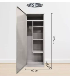 Discount Armadio portascope in metallo , 60x40x167 cm Officina E Garage
