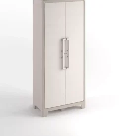 Keter Riponimento In Resina|Armadio portascope "gulliver" in polipropilene sabbia 80x40x182 cm