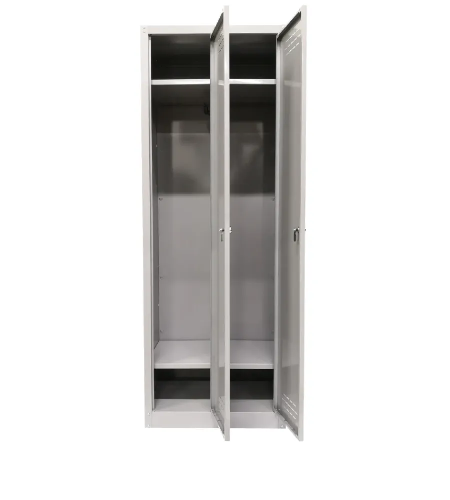 Grima Officina E Garage|Armadio spogliatoio in metallo 2 ante, 60x40x167 cm