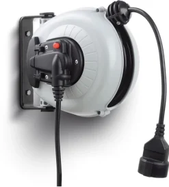 Clearance Arrotolatore elettrico fami con presa schuko 13x22,5x18 cm Compressori