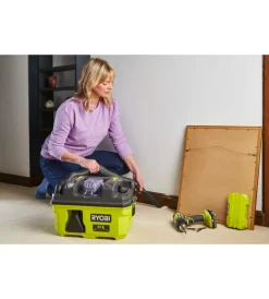 Aspiratori-Ryobi Aspiratore portatile a batteria "rv1811" solo corpo macchina, 18 v